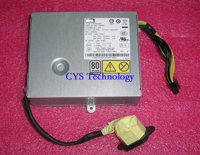 Lenovo M91z M92z 180W original power supply 03T9023 APA004 HKF1802-3A