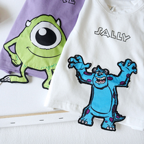 Baby long-sleeved T-shirt pure cotton 2020 spring and autumn new childrens cartoon top mens and womens childrens Korean version of the foreign autumn outfit