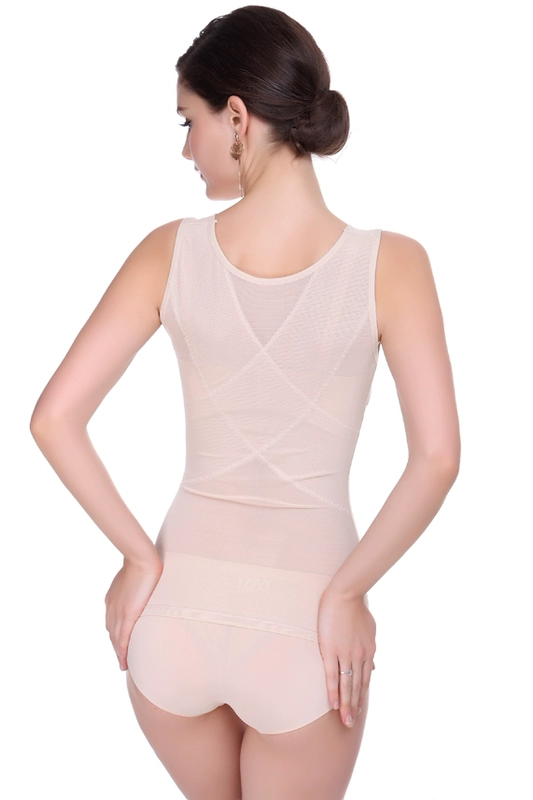 Phần mỏng ống top áo nhựa không có dấu vết corset vest nữ sau sinh bụng đồ lót giảm béo đồ lót cơ thể