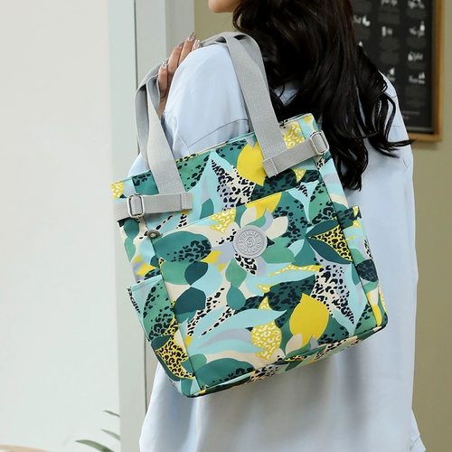 Сумка через плечо, шоппер, нейлоновая вместительная и большая портативная сумка на одно плечо, коллекция 2023, ткань оксфорд