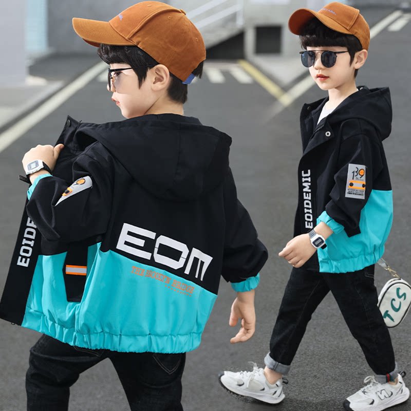 Boy's autumn clothes 2022 New coat CUHK Tong Early autumn blouses Chaoyang Sends Children Jacket Outerwear Spring And Autumn