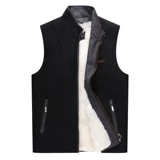 Демисезонный шерстяной удерживающий тепло жилет, для среднего возраста