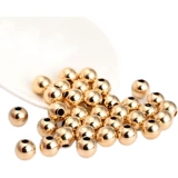 Бусины, глянцевое украшение-шарик, браслет из бисера ручной работы, браслет с одной бусиной, аксессуары, 14 карат