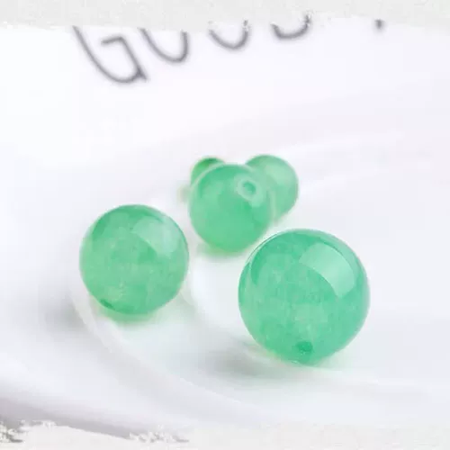 Натуральные бусины из нефрита, браслет из бисера, ожерелье, аксессуар, аксессуары