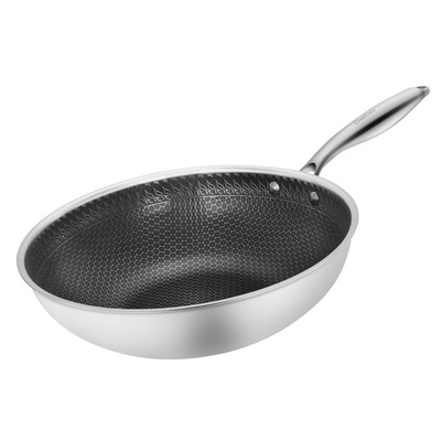 【德国Debo】炒菜不锈钢不粘锅