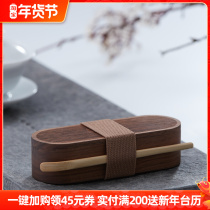 Van Han wooden portable small tea box exquisite new year gift business custom travel portable tea box