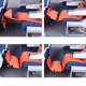 Take a long-distance plane to sleep artifact seat septum car travel inflatable mat train high-speed rail children's hammock