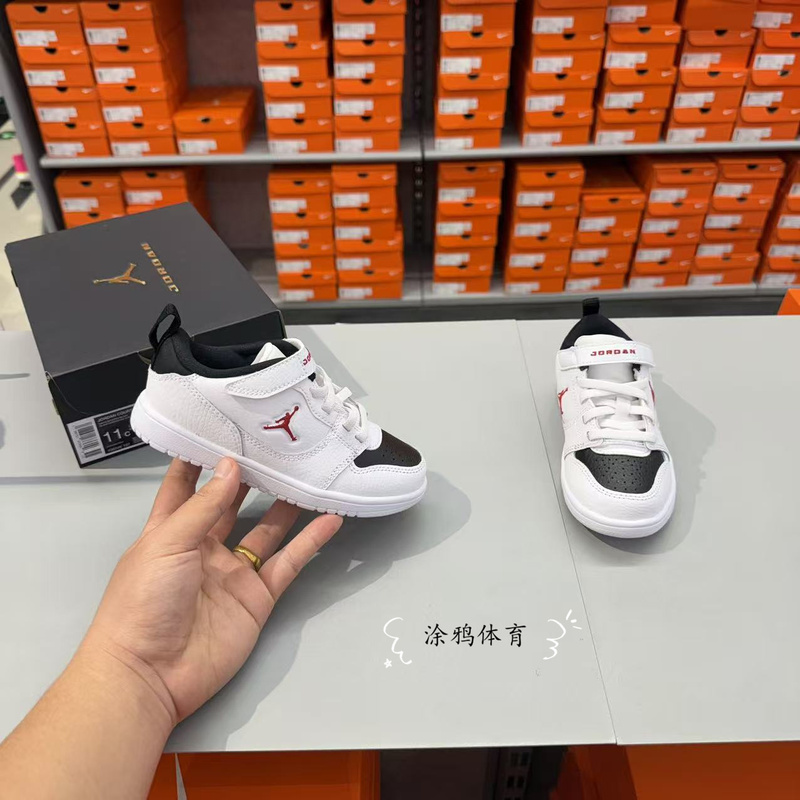 Authentic Nike Children's Velcro Aj Lightweight Soft-Soled Sports Casual Sneakers Iq6046 Authentic Nike Children's Velcro Aj Lightweight Soft-Soled Sports Casual Sneakers Iq6046