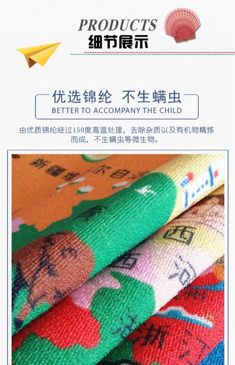Trung Quốc bản đồ thảm thế giới giáo dục sớm trò chơi câu đố bé leo mat trẻ em phòng sàn mat phòng ngủ giường phía trước chăn - Thảm thảm cao su trải sàn