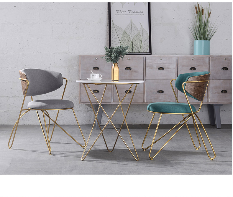 Ins Bắc Âu lưới ghế sofa màu đỏ phòng khách đồ nội thất đơn giản ánh sáng sang trọng rèn ghế sofa sắt đơn giải trí ghế máy tính - Đồ nội thất thiết kế ghế đẩu gỗ