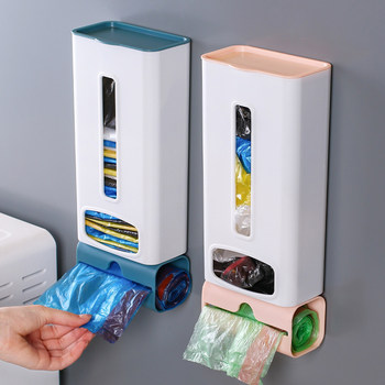 Garbage bag plastic bag storage tool