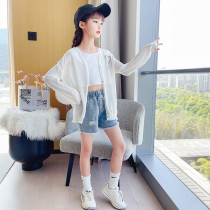 Girls Summer children light slim sunscreen 2022 new CUHK child summer girl foreign air sunscreen jacket tide