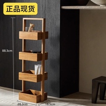 Spot ZaraHome wooden storage rack kitchen bathroom living room solid wood storage rack sundry storage rack