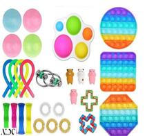 Fidget pack toys Push pop toy Pop it Fidgets Globbles balls