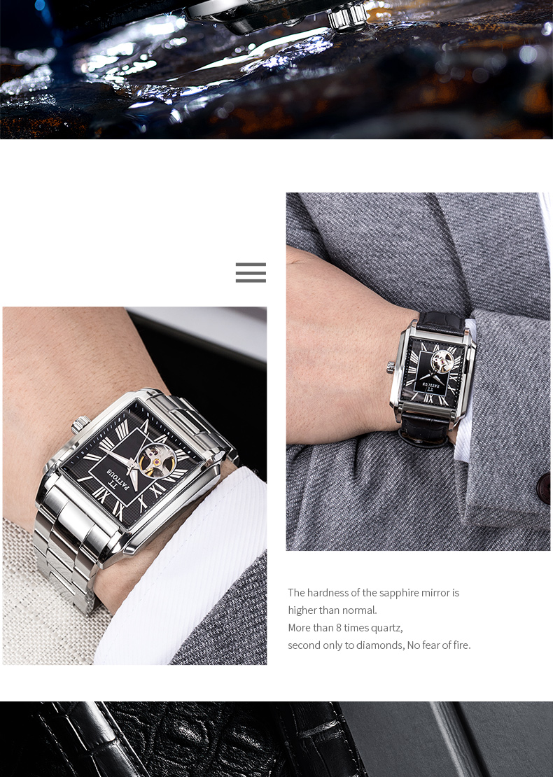 Montre bracelet pour homme PATTOUS - Ref 3273716 Image 8