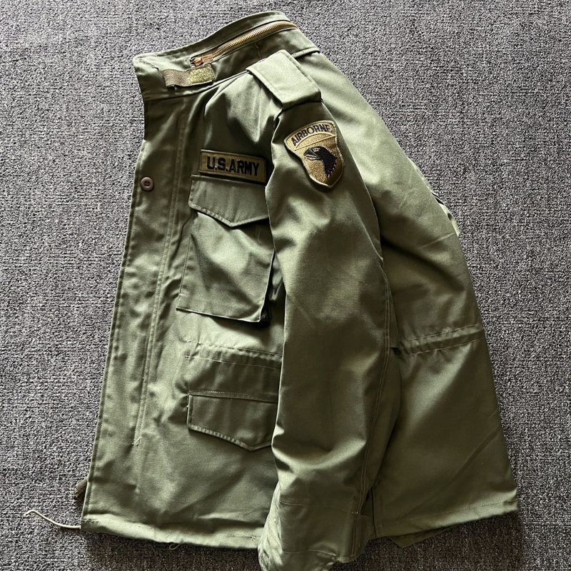 Outdoor Military Fan Clothing Field M65 Windbreaker Men's Autumn and Winter Mountaineering Clothing Padded Work Jacket World War Ii Us Military Windbreaker