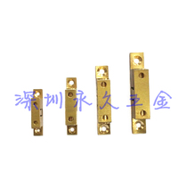 Permanent cabinet wardrobe door brass touch bead lock spring bead door touch switch card bead invisible door cabinet buckle door suction