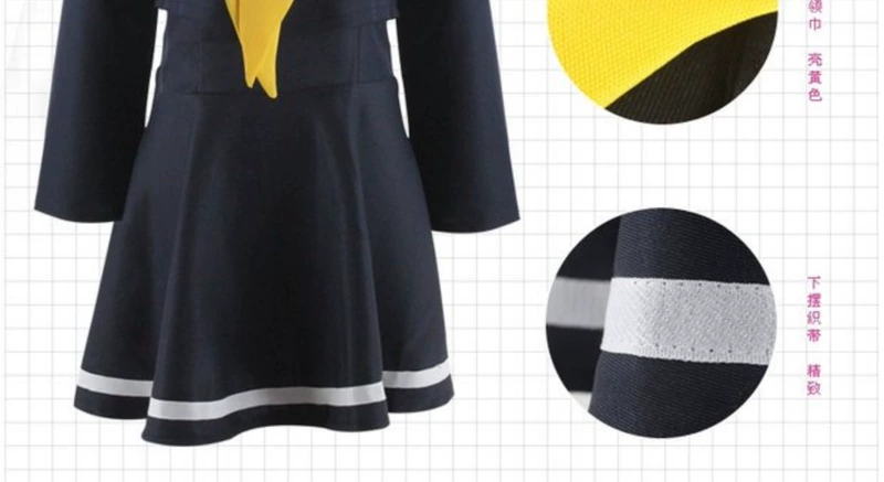 Trò chơi Cuộc sống KHÔNG TRÒ CHƠI KHÔNG SỐNG Quần áo trắng Thủy thủ Phù hợp với Full Anime Cosplay Nữ - Cosplay