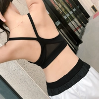 Lưới mịn lưới chống sốc gợi cảm đồ lót thể thao nữ vest yoga làm đẹp trở lại áo ngực chạy chuyên nghiệp áo ngực chống chảy xệ - Đồ lót thể thao trang phục tập yoga cho nữ