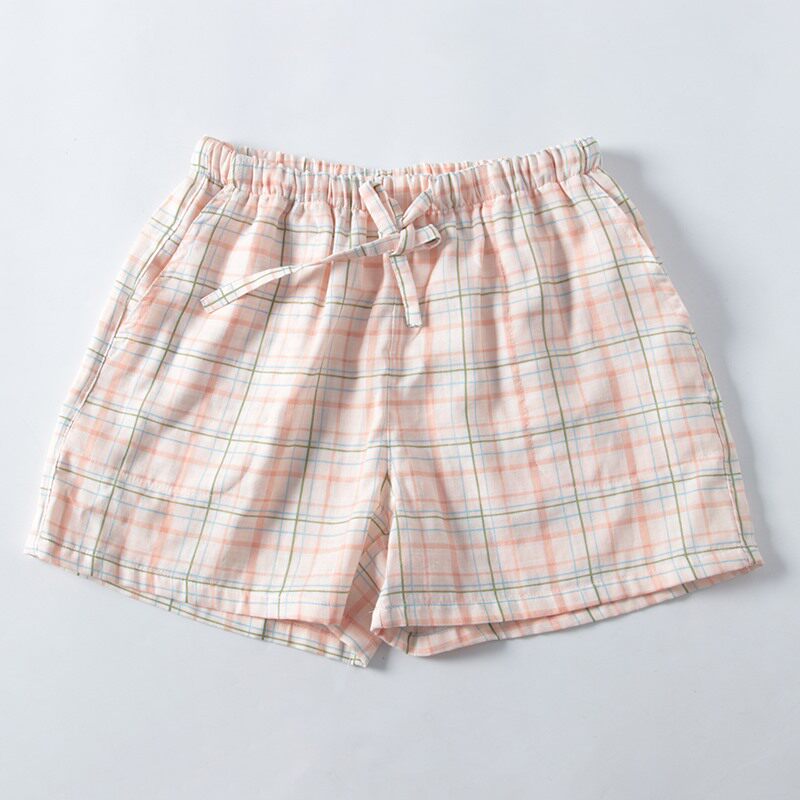 Japanese Cute Sleeping Pants Shorts Women Summer Thin PURE COTTON LOOSE DOUBLE LAYER GAUZE FULL COTTON HOME COTTON COTTON HOME PANTS