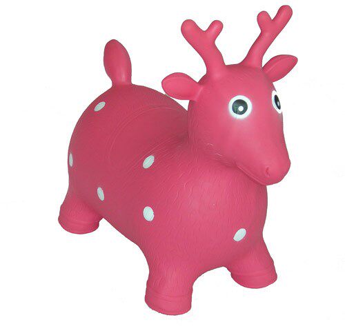 Rubber Inflatable Jumping Deer Animal Vaulting Horse Baby Children's Toy Thickened Jumping Ball Inflatable Sika Deer