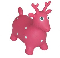 Rubber Inflatable Jump Deer Animal Jumping Horse baby Toys Toys Thickened Jump Ball Inflatable Plum Blossom Deer