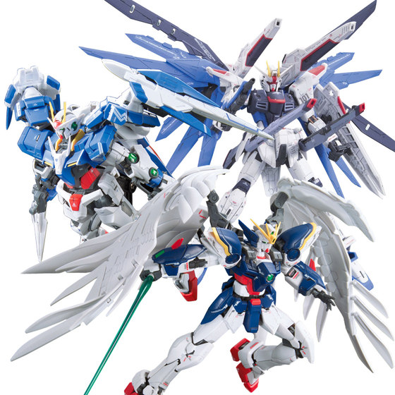 Bandai RG Air Combat Strike Free Shadow Pulse Manatee Unicorn Heretic Winged God of Justice Gundam Assembled Model