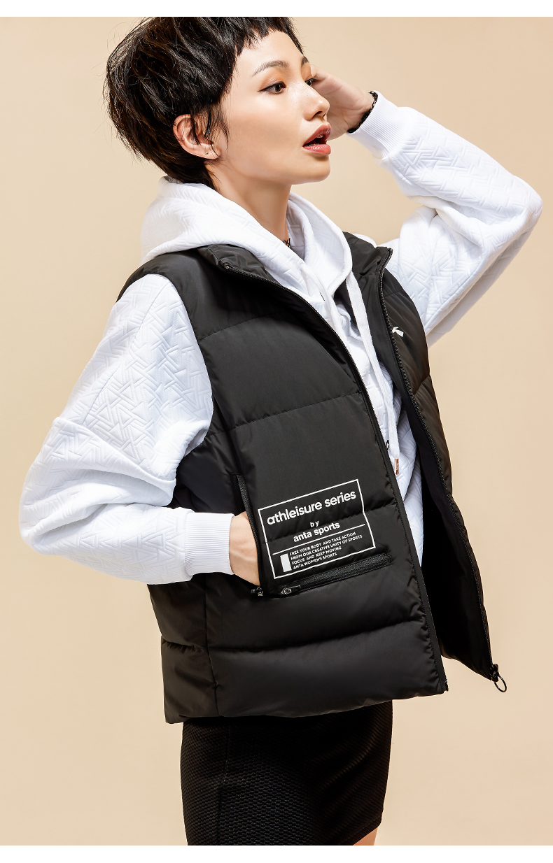 [Trung tâm mua sắm cùng đoạn] Anta down jacket nữ 2018 áo khoác mùa đông ấm áp mới đích thực 16847901 áo phao đẹp