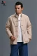 Mùa xuân và mùa thu Trung Quốc phong cách truyền thống Tang quần áo lanh nam áo khoác cotton và vải lanh nút cổ áo quốc gió trang phục dân tộc mường