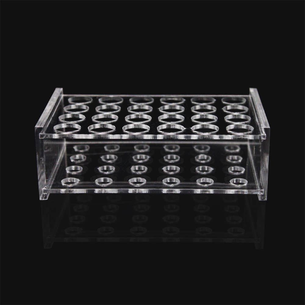 Biosharp白鲨 BS-CTR-100-A/B  7/10ml  24/48孔有机玻璃离心管架