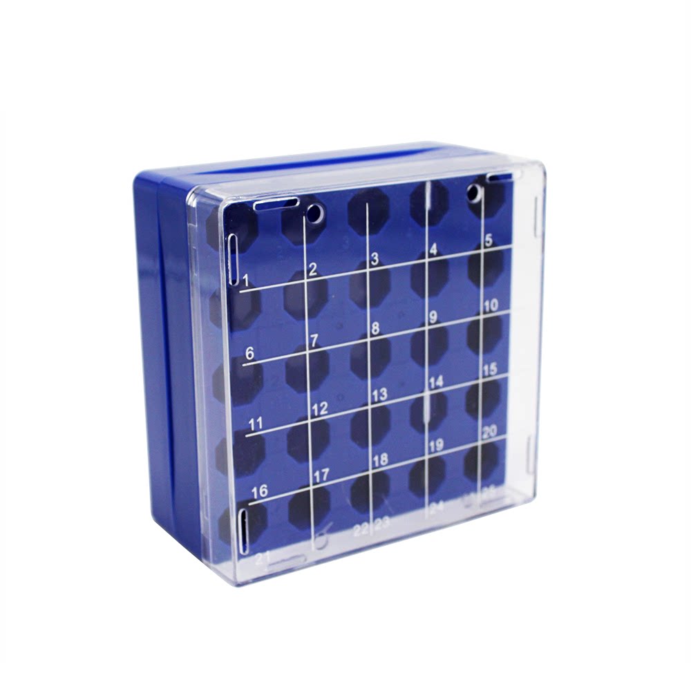 Biosharp白鲨 BS-50-MB25 5ml尖底离心管盒（PC盖）