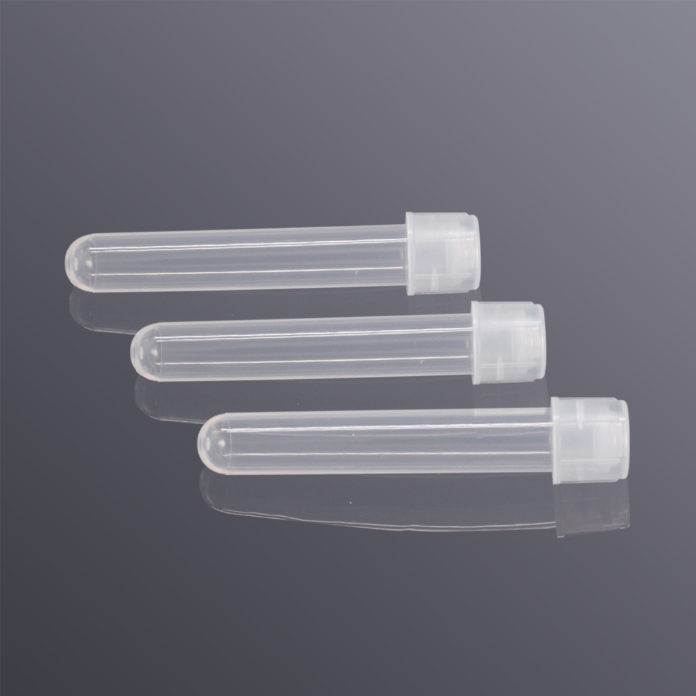 BS-PST-14-NG-S2 14ml PS圆底试管/摇菌管,无刻度,双凸位盖无菌