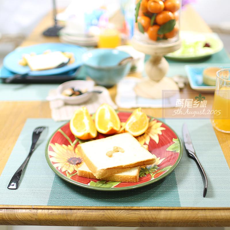 nước Mỹ Mediterranean coaster bát mat pad cách mat bảng vải - Khăn trải bàn khăn trải bàn hội nghị đẹp