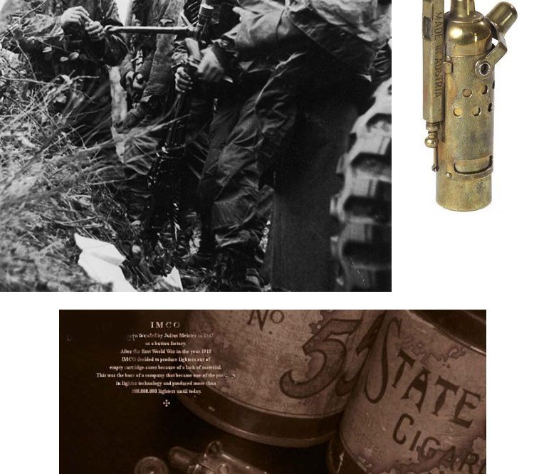 Armored Replica World War II Áo bật lửa Người đàn ông yêu thích bật lửa hoài cổ retro nhẹ hơn Kerosene - Bật lửa các loại bật lửa