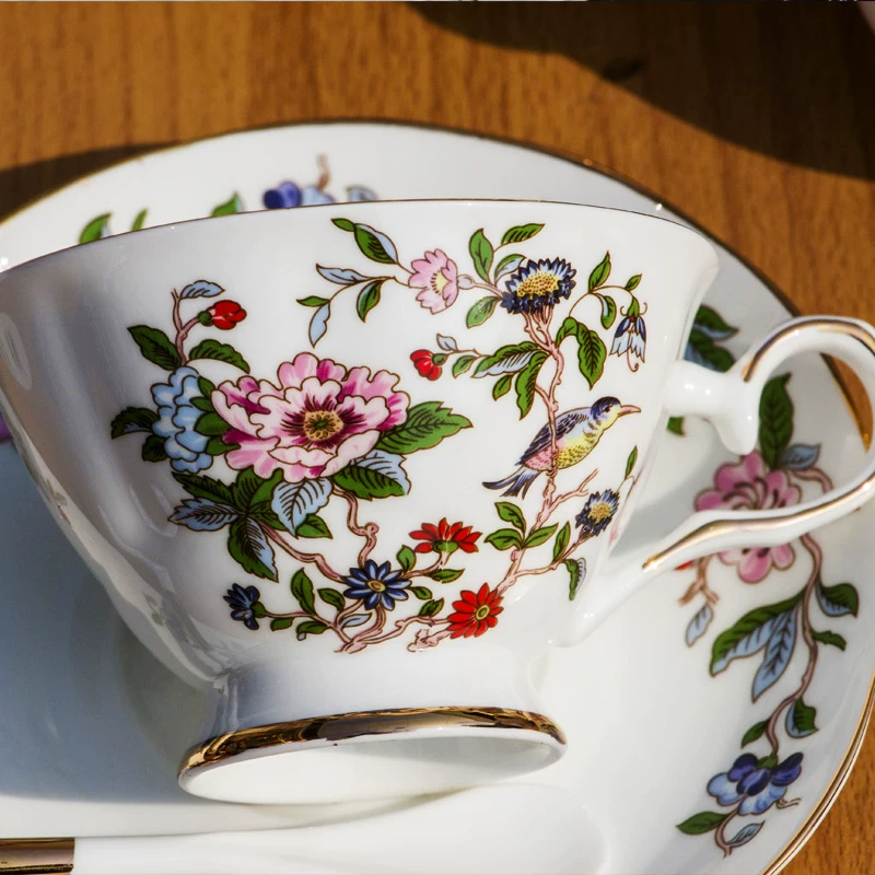 AYNSLEY British Сделано в чашке Classic Porcelain Black Tea Ceramic Cup Afternoon Tea Cup Plate Import Coffee Cup Disc
