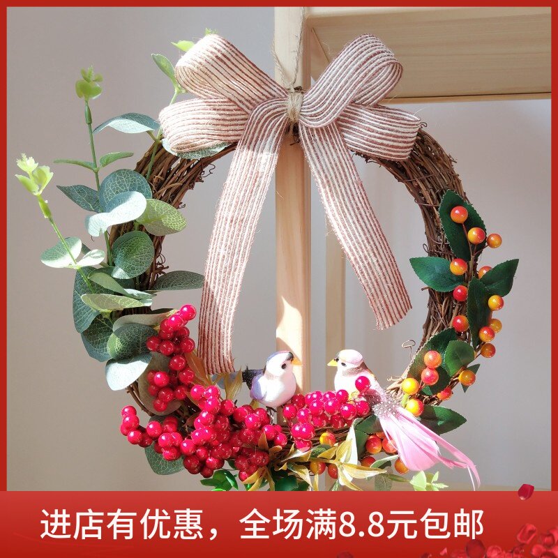 Wheat vine vine jewel jewel jersey decoration of vine kindergarten ring handicrafts diy door accessories