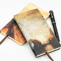 Turner oil painting hand book hard face copy excellent anti-bleeding writing paper exquisite narrow 48K Notebook