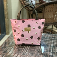 Розовый, с медвежатами