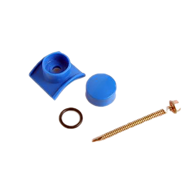 Synthetic resin tile accessories Self-tapping drilling tail screw waterproof cap saddle buckle imitation guva accessories custom-made