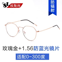 Розовое золото+1,56 линза против Blu-ray [подходит 0-300 градусов]