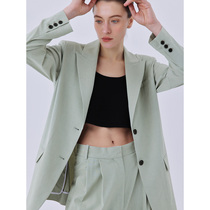 Yiwei air field full open summer upgraded version thin suit suit suit suit female light pink purple mint green fresh summer