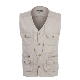 Vest trung niên cotton mùa xuân và mùa thu vest vai nam nhiều túi chụp ảnh cá nam vest vest cỡ lớn áo ba lỗ tập gym nam