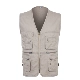 Vest trung niên cotton mùa xuân và mùa thu vest vai nam nhiều túi chụp ảnh cá nam vest vest cỡ lớn áo ba lỗ tập gym nam