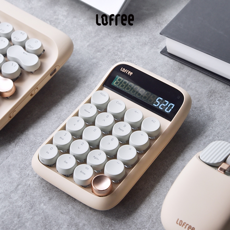 LOFREE LoFiji Bluetooth Digital Keyboard Notebook external pick up wireless machinery keypad Calculator