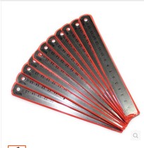  Stainless steel ruler 15 20 30 40 50 60CM Hardware tool steel ruler Double-sided engraved ruler Metric inch ruler