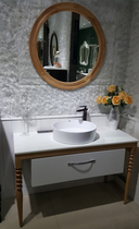 Vatican Space New Chinese Style Nordic Post-modern New Japanese Bathroom Cabinet Changzhou Area Sample Loss Treatment