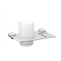 Clear silver crystal bathroom high - end space aluminum toothbrush cup - brush cup - frame 21958 tail goods