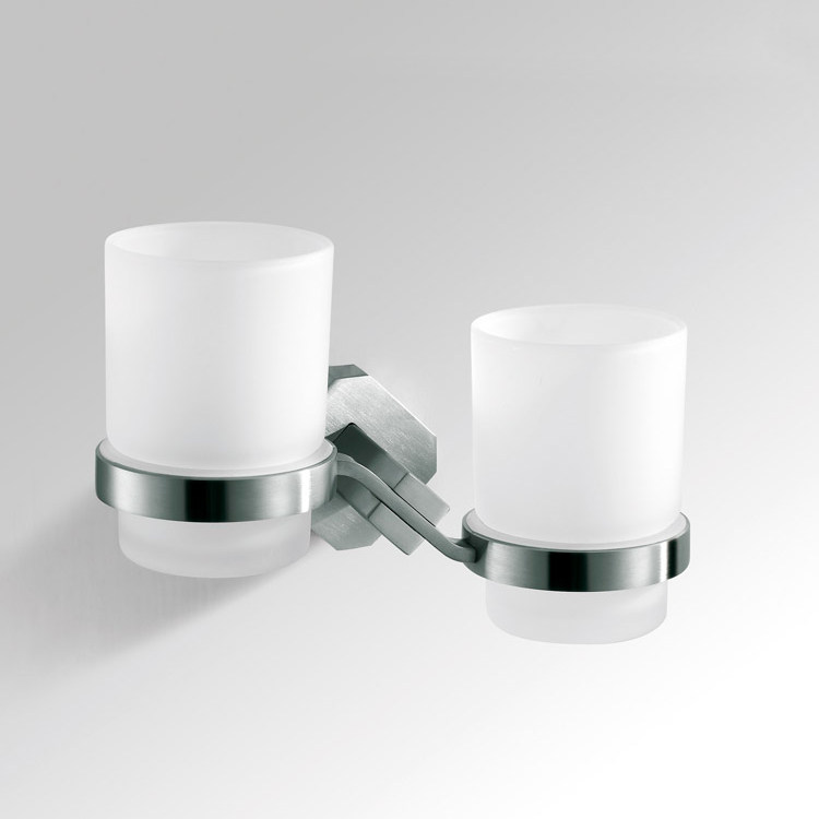 Sidy upscale fashion 304 stainless steel wire drawing gargling cup holder with cup dressing room hardware pendant ZF832