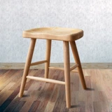 Скандинавский обеденный табурет из цельного дерева, низкий барный стул, барный стул, магазин чая с молоком, косметический туалетный столик, табурет для пеленания обуви, домашний табурет из цельного дерева