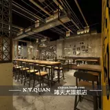 Стульчик для кормления Starbucks в американском стиле, обеденный стол и стул, комбинированный барный стул, барный стул, барная стойка, стол для кафе и стул по индивидуальному заказу